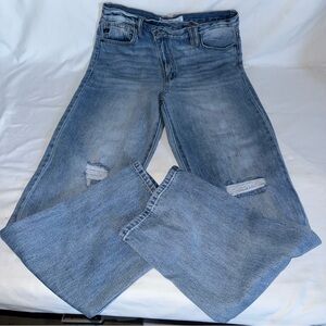Kancan high rise straight distressed jeans 26/30